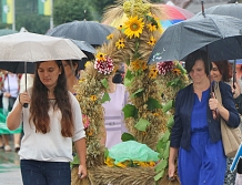 DŁUGOSIODŁO: Dożynki w strugach deszczu (foto)