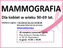 ZABRODZIE: Zapisy na mammografię