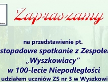 Listopadowe spotkanie z zespołem "Wyszkowiacy"