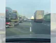 Korytarz życia na S-8. Policja chwali kierowców (wideo)