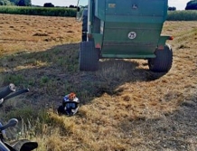 Traktorzysta nietrzeźwy. Motocyklista w szpitalu