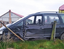 Pijanego kierowcę zatrzymał drut kolczasty (foto)