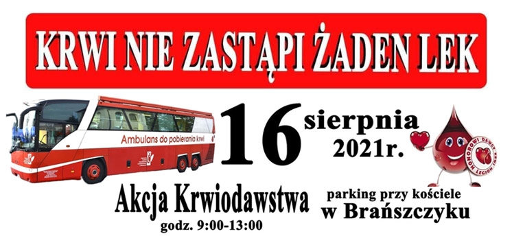 BRAŃSZCZYK: Kolejna akcja dla honorowych dawców krwi