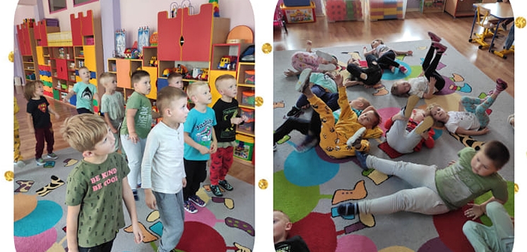 Gimnastyczne wyzwanie z Lwem Lolkiem i Adą (FOTO)