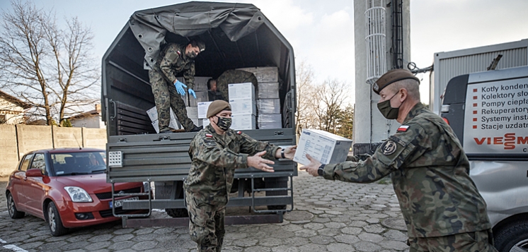 Terytorialsi dostarczą „Maseczkę dla obywatela”