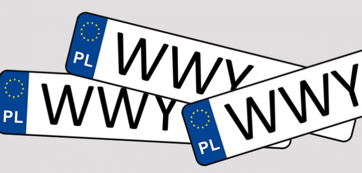 Rejestracje z WWY już nie są obowiązkowe. Kupujący auta oszczędzą na wymianie tablic