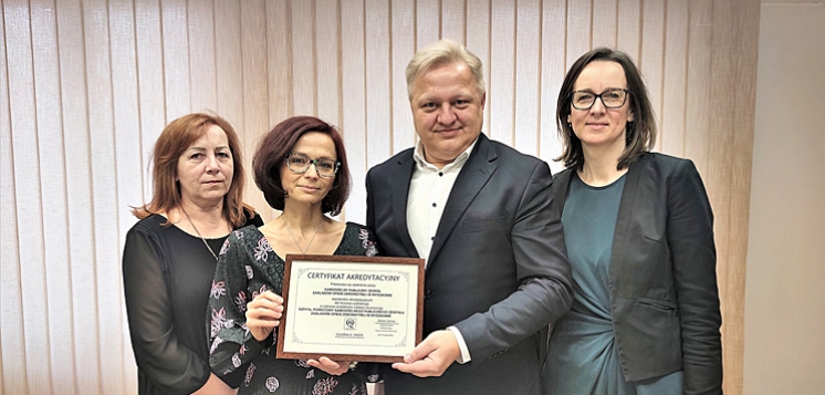 Wyszkowski szpital uzyskał Certyfikat Akredytacyjny wydany przez ministra zdrowia