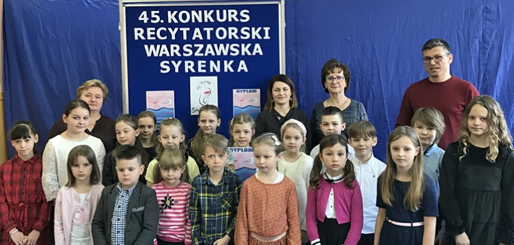 Eliminacje szkolne 45. Konkursu Recytatorskiego Warszawska Syrenka (FOTO)