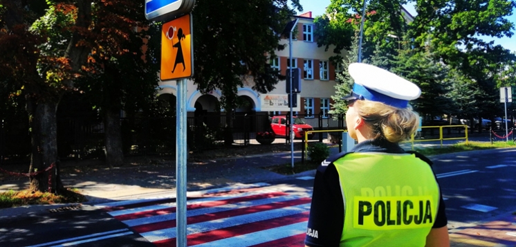 Policja sprawdza drogi i oznakowanie przy szkołach