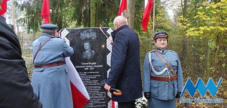 Upamiętniono generała Aleksandra Narbut-Łuczyńskiego (FOTO)