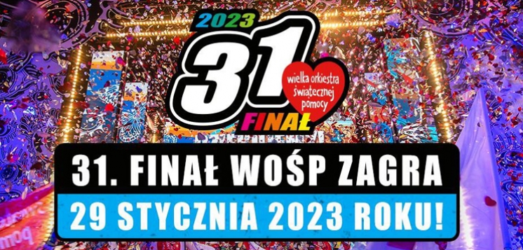 29 stycznia 2023 po raz 31. zagra WOŚP. Wyszków zarejestrował sztab