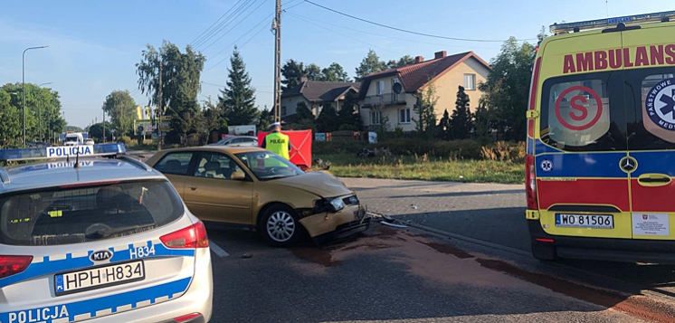 Tragiczny wypadek. Nie żyje 35-letni motocyklista