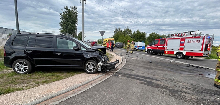 I znów zderzenie na skrzyżowaniu ulic Graficznej i Towarowej