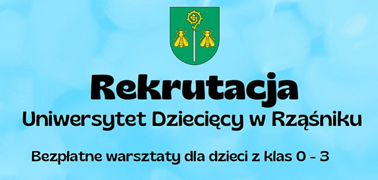 RZĄŚNIK: Rusza Uniwersytet Dziecięcy