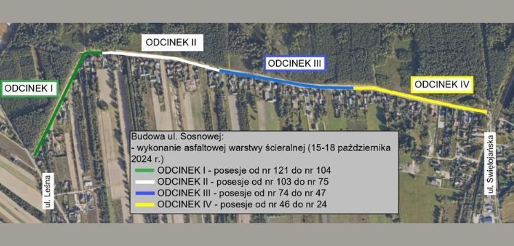 Wznowienie prac bitumicznych na ul. Sosnowej