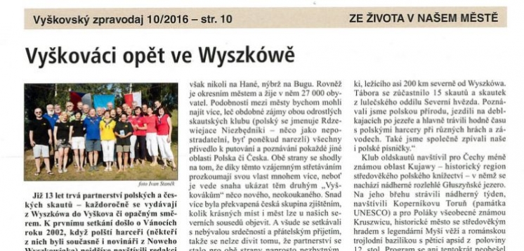 Vyškováci ponownie w Wyszkowie