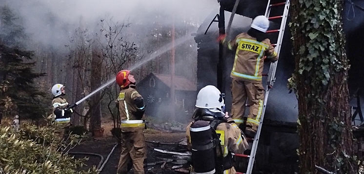 Tragiczny pożar w Popowie-Letnisku (FOTO)