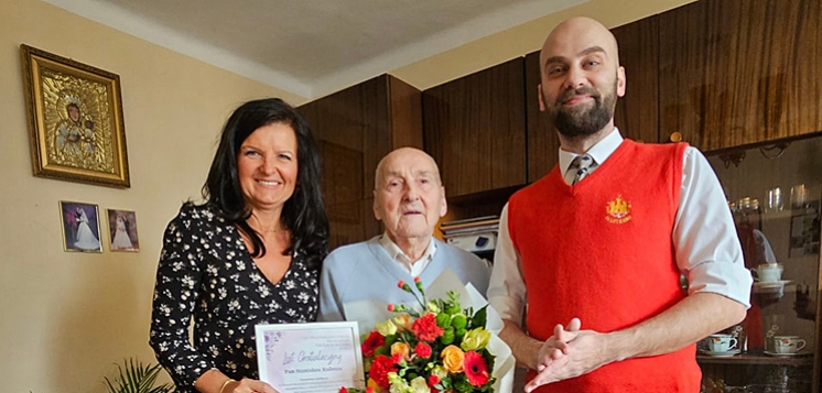 Pan Stanisław Kulesza - najstarszy mieszkaniec gminy Wyszków - skończył 104 lata! (FOTO)