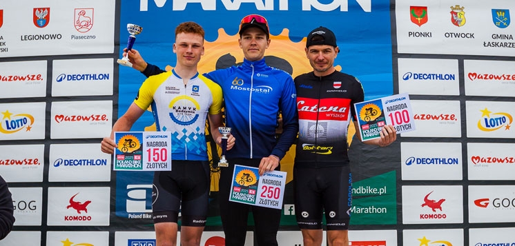 KOLARSTWO: Łukasz Góralewski i Catena na podium w Radzyminie