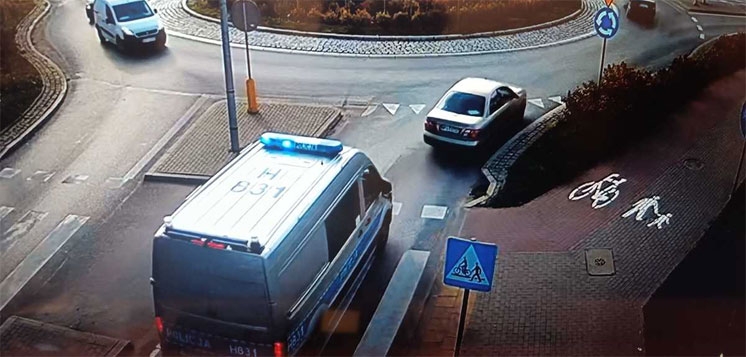 Policyjny pościg ulicami Wyszkowa (VIDEO)