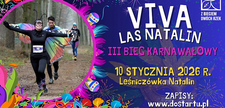 BIEGI: Ruszyły zapisy III Bieg Karnawałowy Viva Las Natalin