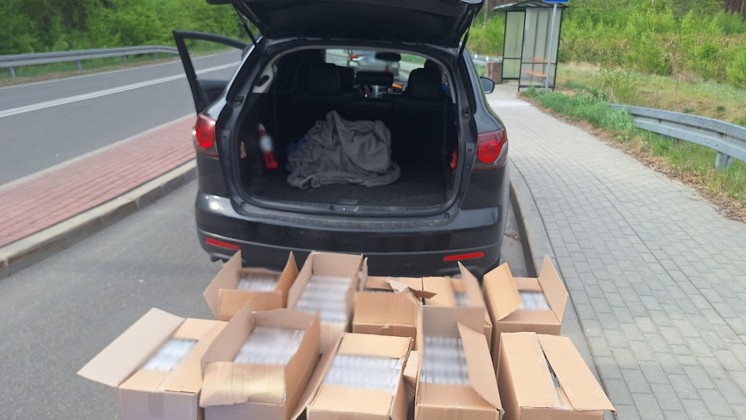 Policja zabezpieczyła 5000 paczek papierosów bez akcyzy