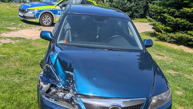 W ciągu kilku minut spowodował trzy kolizje (FOTO)