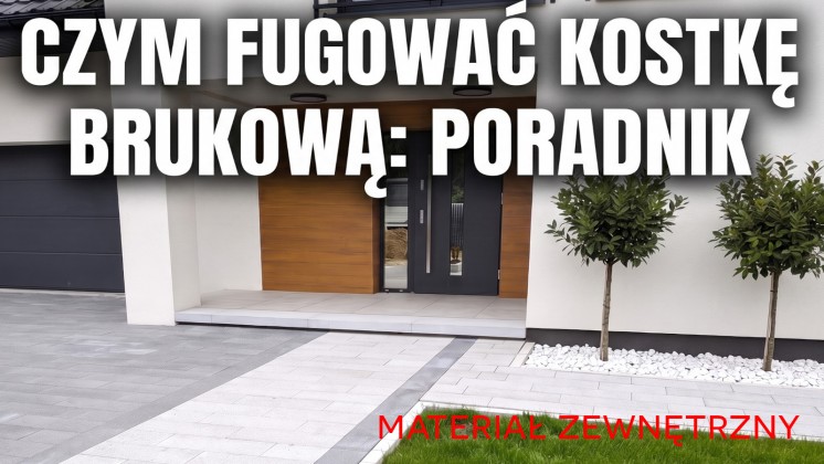 Czym zasypywać i fugować kostkę brukową?