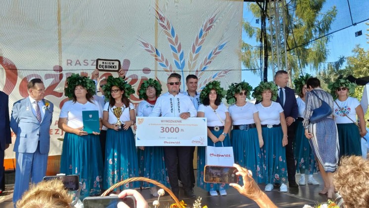 ZABRODZIE: Sukces Dębinek na dożynkach wojewódzkich