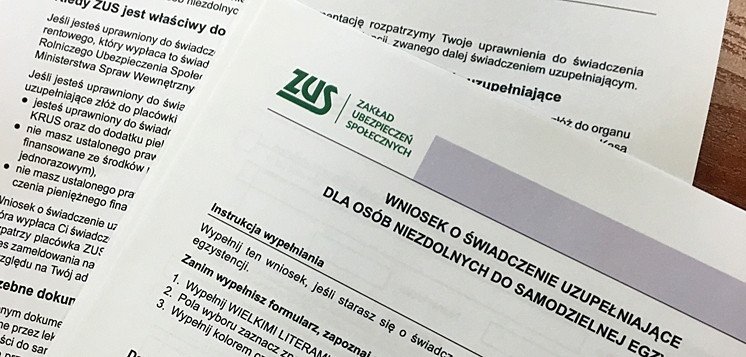 500+ dla osób niezdolnych do samodzielnej egzystencji