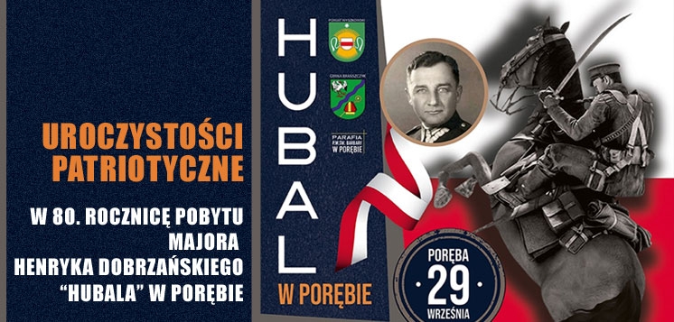 BRAŃSZCZYK: W 80. rocznicę pobytu "Hubala" w Porębie (zaproszenie)