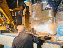Dary mieszkańców powiatu wyszkowskiego docierają do Ukrainy (WIDEO, FOTO)