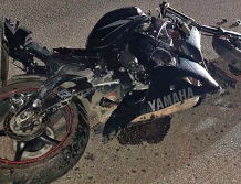 Wypadek w Zabrodziu. Ranny motocyklista trafił do szpitala (FOTO)