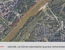 Przebudowa kanalizacji nad Bugiem i utrudnienia dla pieszych i rowerzystów