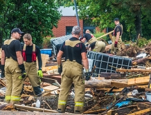 Wyszkowscy strażacy pomagają powodzianom w Głuchołazach (FOTO)