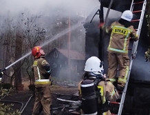 Tragiczny pożar w Popowie-Letnisku (FOTO)