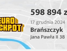 BRAŃSZCZYK: Wielka wygrana w Eurojackpot!