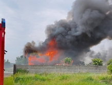 Pożar stodoły w Turzynie