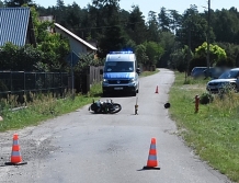Pił alkohol, wsiadł na motorower i pojechał do sklepu (FOTO)