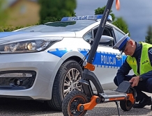 Policja dyscyplinowała kierujących rowerami i hulajnogami