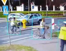 Rowerzyści na pasach (WIDEO)