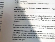 BOKS: Protest w sprawie wyniku walki Mateusza Tryca