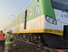 Awaria sieci trakcyjnej na kolei. Wstępnie podano przyczynę