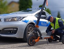 Weekendowe kontrole jeżdżących na hulajnogach elektrycznych