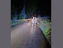 Ulewa i porywisty wiatr. Interwencje straży pożarnej