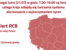 Ważna informacja: ćwiczenia syren alarmowych