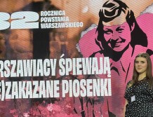 Alicja Szczesna wystąpiła podczas koncertu Warszawiacy śpiewają (nie)zakazane Piosenki