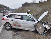 Wypadek na „ósemce” (foto)