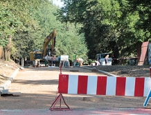 Ostatni odcinek ulicy Okrzei w budowie