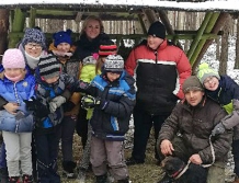 Dokarmiali zwierzynę leśną (foto)